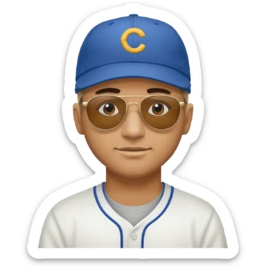 Guy at ocean city New Jersey  sticker