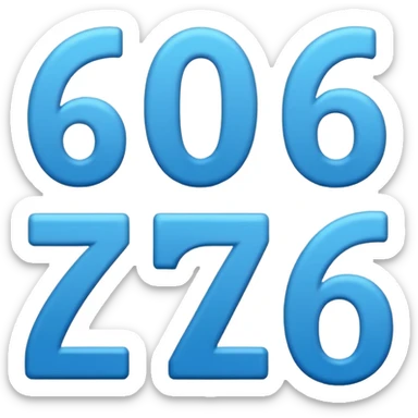 numbers saying 67 sticker