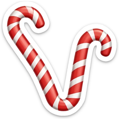 candy cane  sticker