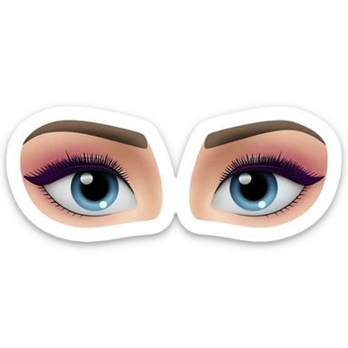 mascara for eyes sticker