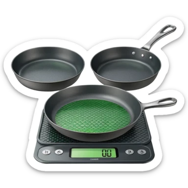 ,anthicScales with Green Pans, sticker