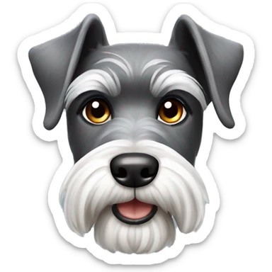 dog Zwergschnauzer sticker