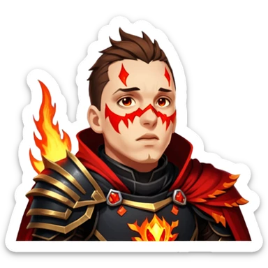 Volcanic Warlock sticker