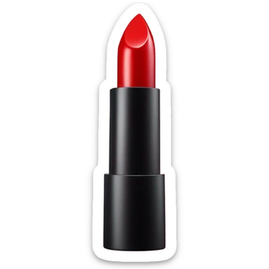 Red lipstick sticker