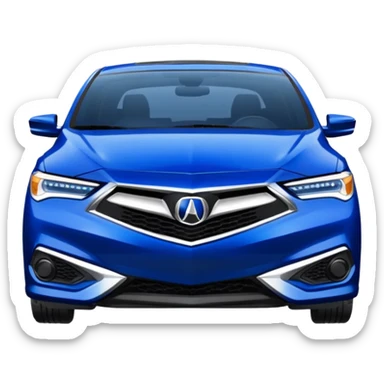 Blue Acura ilx 2022 sticker
