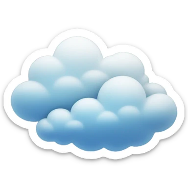 clouds sticker