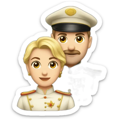 Lenine and Staline sticker