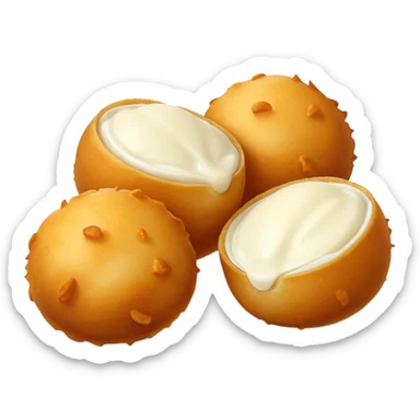 Mozzarella cheese balls sticker
