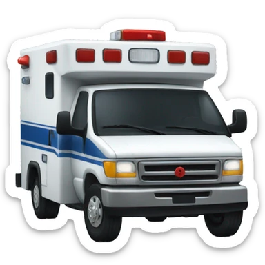 ambulance pleasure emotion sticker