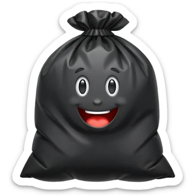 garbage bag sticker