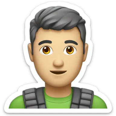 android, programmer, uzbek, man sticker