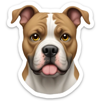 American bully dog sticker