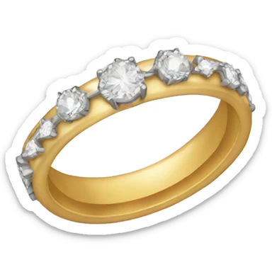 Wedding ring sticker