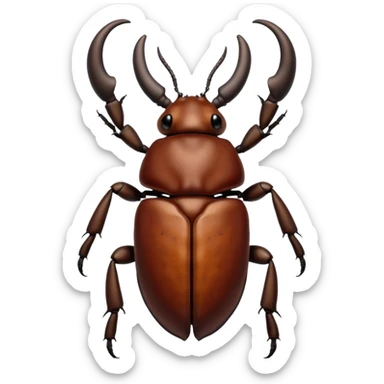 rhinoceros beetle sticker