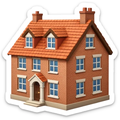 Typical English House sticker