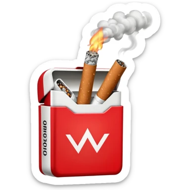 cigarette marlboro sticker