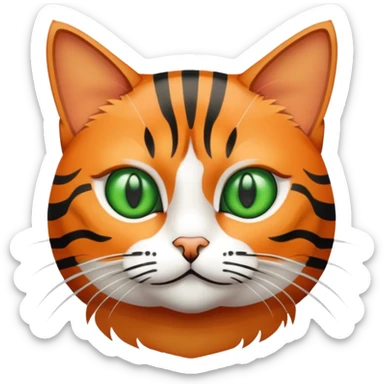 Gato atigrado  sticker