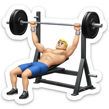 bench press sticker