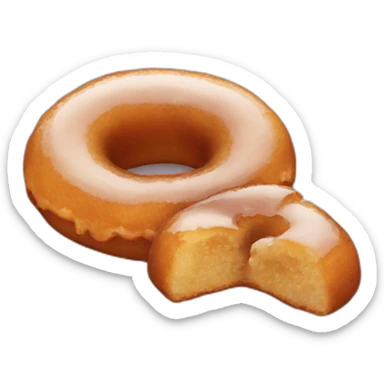 crispy apple cider donut sticker