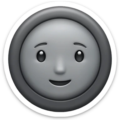 i just want a grey circle emoji from android sticker