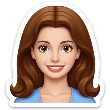 Lana Del Rey smiling sticker