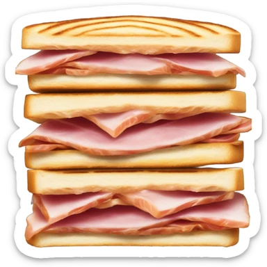 panini with ham  sticker
