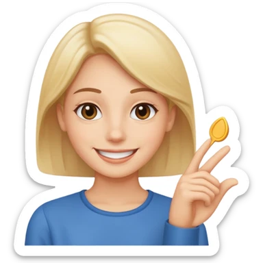 change the mouth to happy and giving a tip sticker