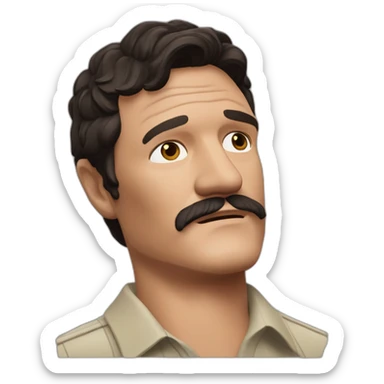 Pedro Pascal as Javier Peña from Narcos sticker