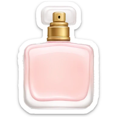 light pink perfume with vanilla sticker