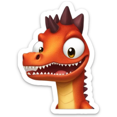 Freddy mercury dinosaur sticker