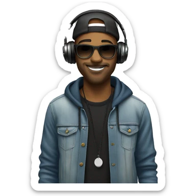 Dj in the mix FENCH sticker