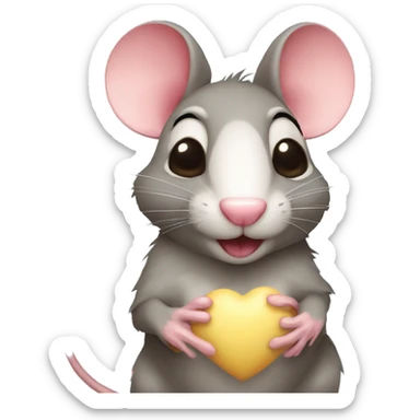 Ratón dando beso ratón dando un beso sticker