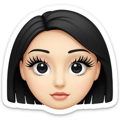 lashes brush sticker