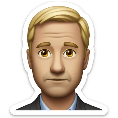 politic photorealistic serious sticker