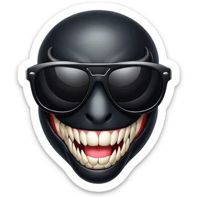 venom with sunglasses sticker
