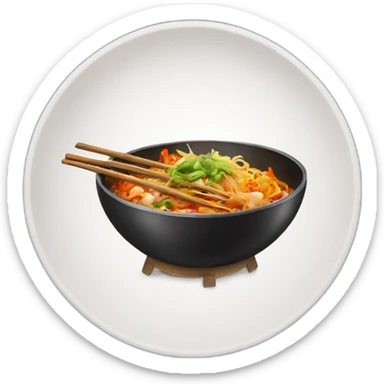 wok thai food sticker