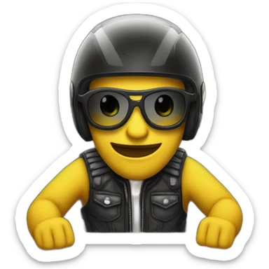 Motorcycle cafe raver  sticker