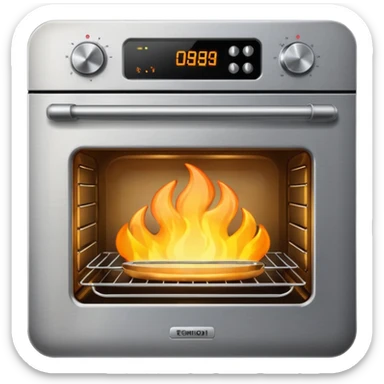 oven bakes sticker