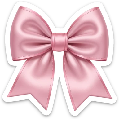 бантик нежно-розовый sticker