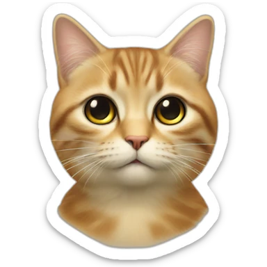 Chat sur canapé sticker