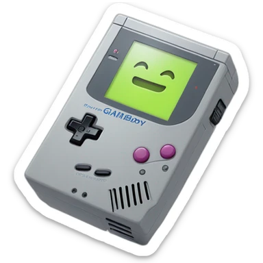 gameboy trophy sticker