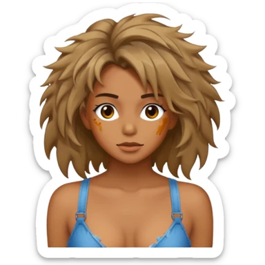 Embreigh Courtney looking ugly but also slaying it sticker