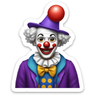 clown sticker