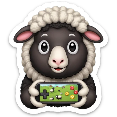 black sheepplayingvideogames sticker