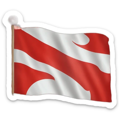 Tongan flag sticker