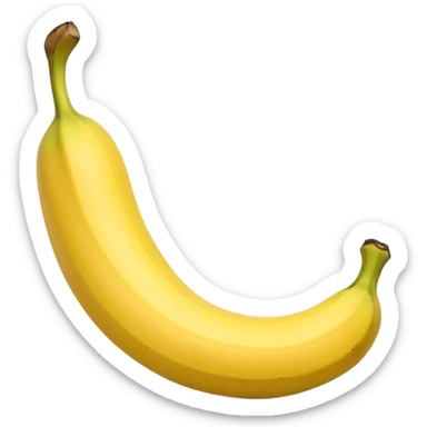 Funny banana sticker