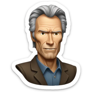 Clint eastwood sticker