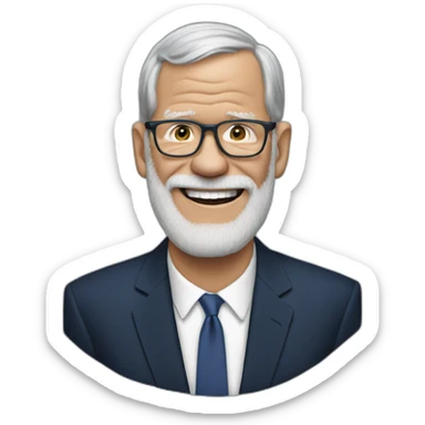 David letterman  sticker