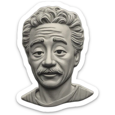 Lino printing sticker