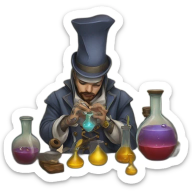 alchemist tattooing sticker